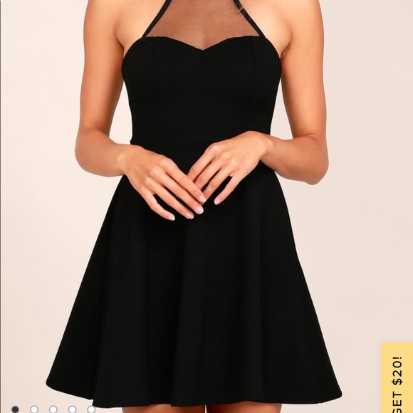 Lulus Light and Grace Black Skater Dress - Picture 2 of 10